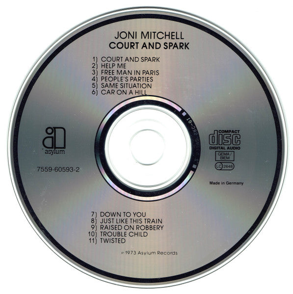 Joni Mitchell : Court And Spark (CD, Album, RE, SCR)