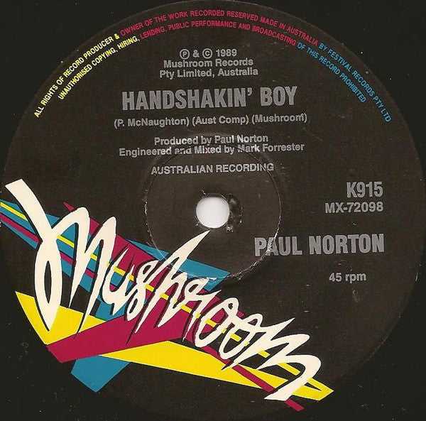 Paul Norton : I Got You (7", Single, Ltd)