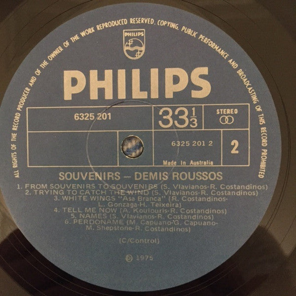 Démis Roussos* : Souvenirs (LP, Album)