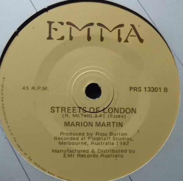 Marion Martin (3) : Always Argyll (7", Single)