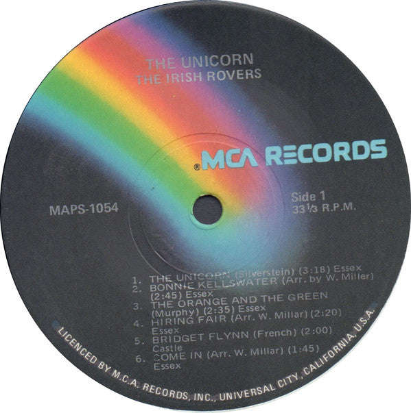 The Irish Rovers : The Unicorn (LP, Album)