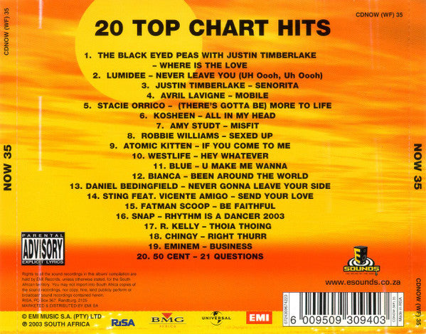 Various : NOW That's What I Call Music! 35 (CD, Comp)