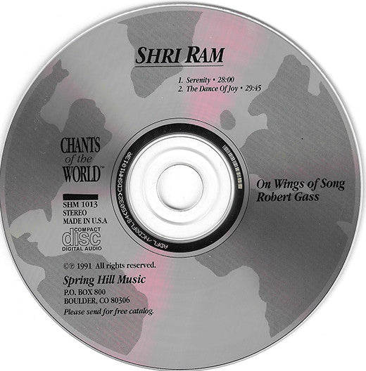 On Wings Of Song & Robert Gass : Shri Ram (CD, Album)
