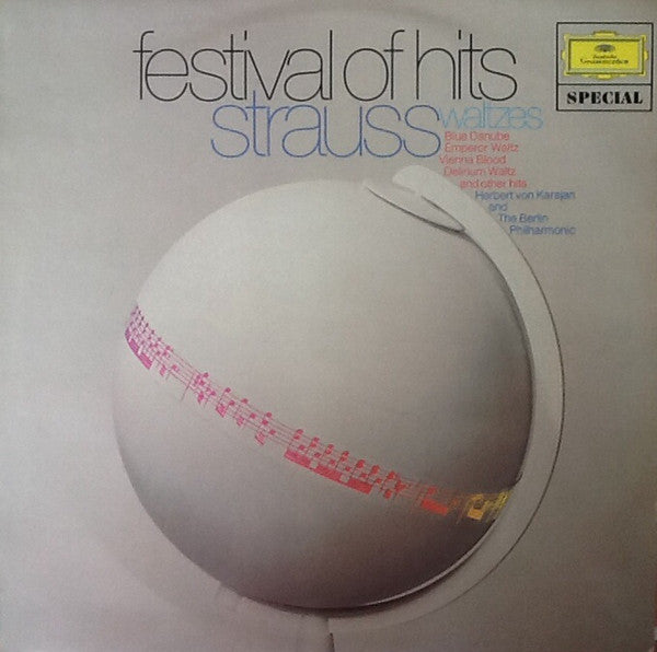 Herbert Von Karajan and The Berlin Philharmonic* : Festival Of Hits: Strauss Waltzes (LP, Comp)
