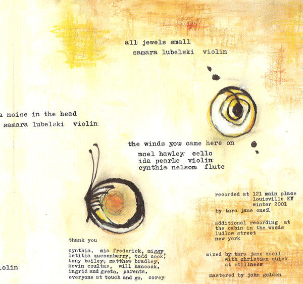 Tara Jane O'Neil : In The Sun Lines (CD, Album)