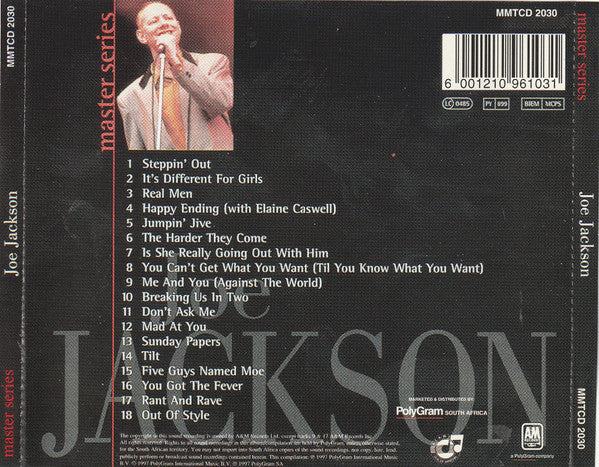 Joe Jackson : Joe Jackson (CD, Comp)