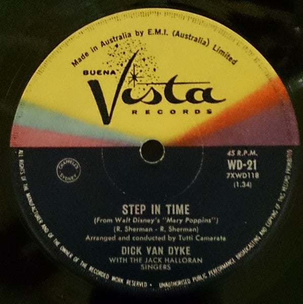 Julie Andrews And Dick Van Dyke (2) : Super-cali-fragil-istic-expi-ali-docious (7", Single)