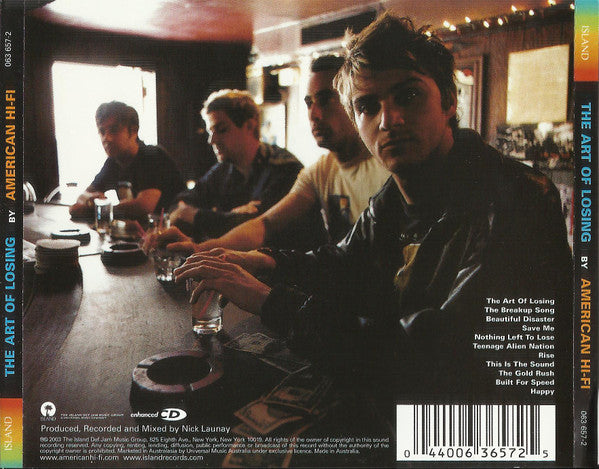 American Hi-Fi : The Art Of Losing (CD, Album, Enh)