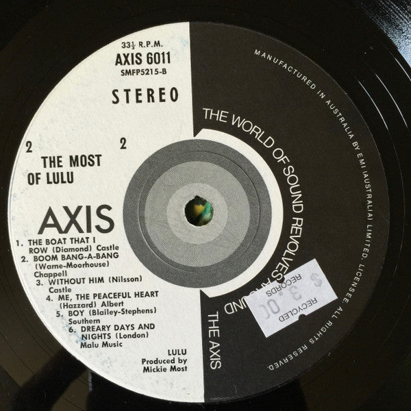 Lulu : The Most Of Lulu (LP, Comp)