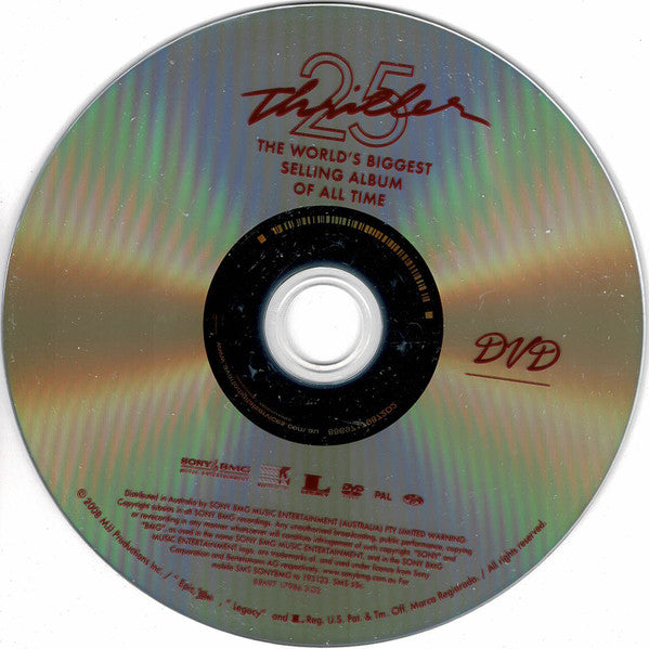 Michael Jackson : Thriller 25 (CD, Album, RM, 25t + DVD, PAL, Bon)