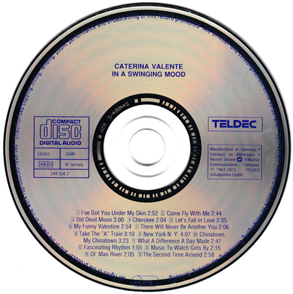 Caterina Valente : In A Swinging Mood (CD, Comp)