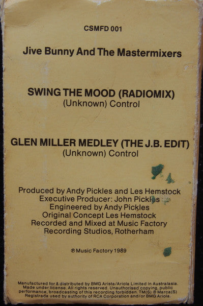 Jive Bunny And The Mastermixers : Swing The Mood (Cass, Maxi)