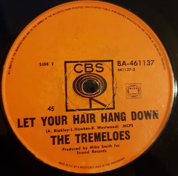 The Tremeloes : Silence Is Golden (7", Single)