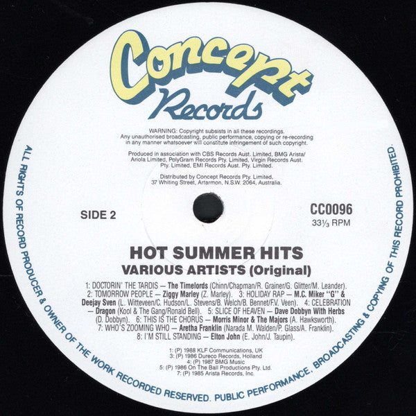 Various : Hot Summer Hits (LP, Comp)
