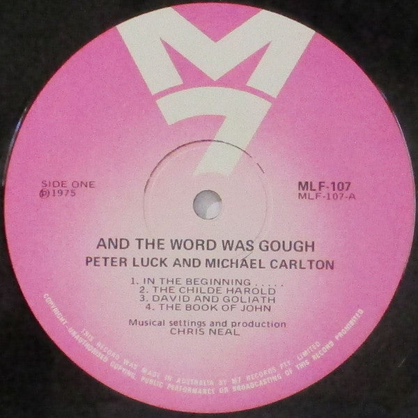 Peter Luck And Michael Carlton* : And The Word Was Gough (LP, Album)