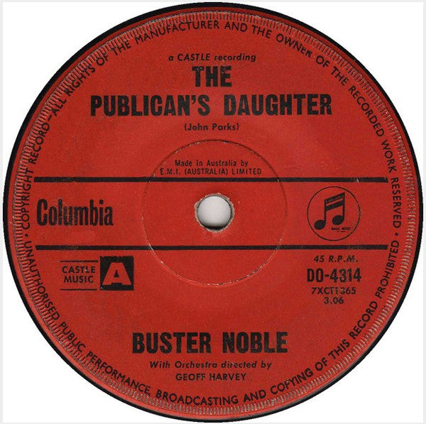 Buster Noble : The Pommy Jackaroo (7", Single)