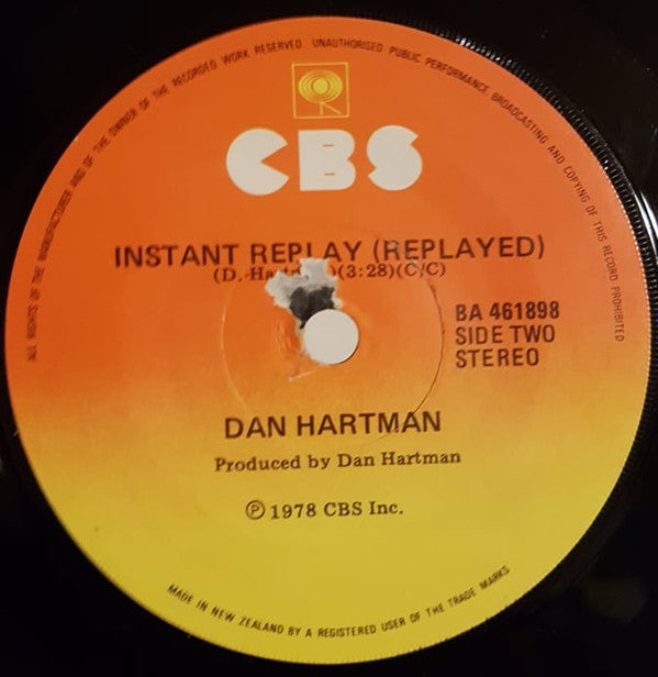 Dan Hartman : Instant Replay (7", Single)