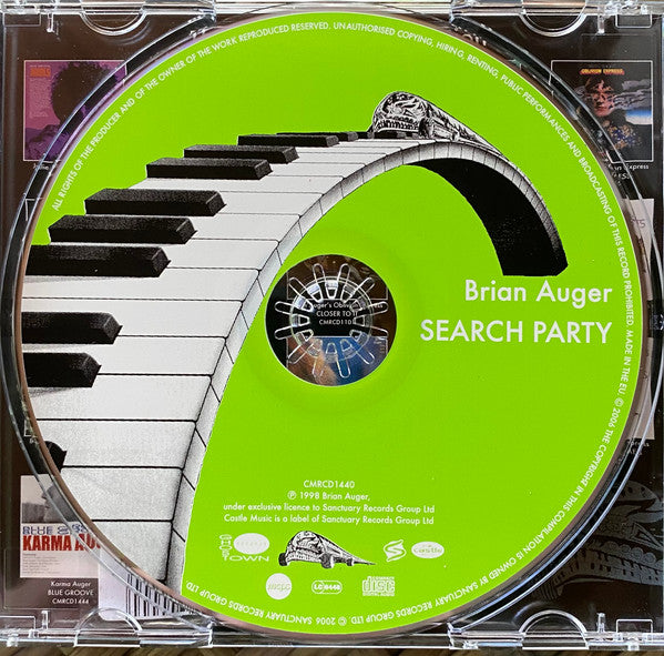 Brian Auger : Search Party (CD, Album, RM)