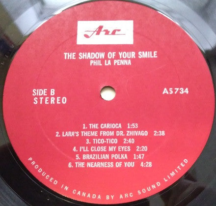 Phil LaPenna : The Shadow Of Your Smile (LP)