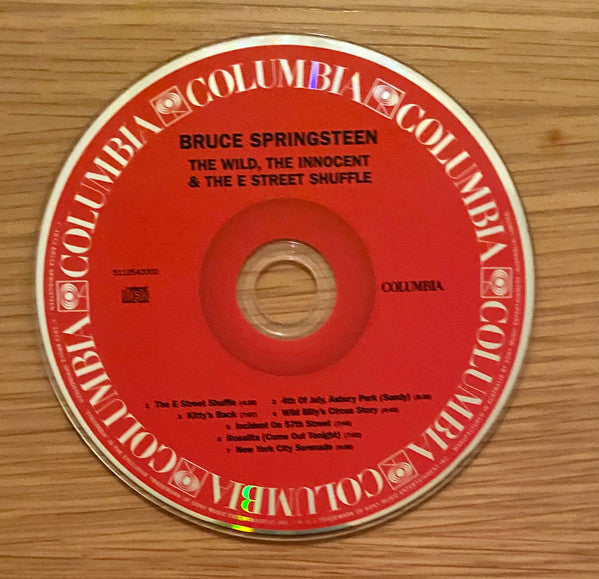 Bruce Springsteen : The Wild, The Innocent & The E Street Shuffle (CD, Album, RE)