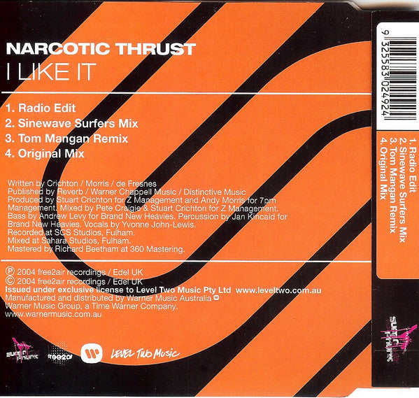 Narcotic Thrust : I Like It (CD, Maxi)