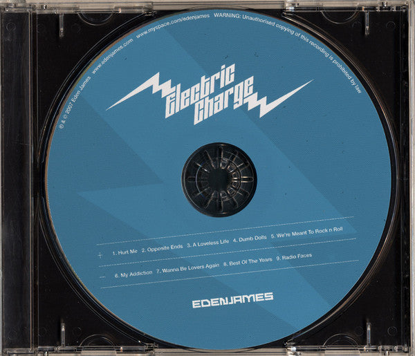 Eden James : Electric Charge (CD, Album)