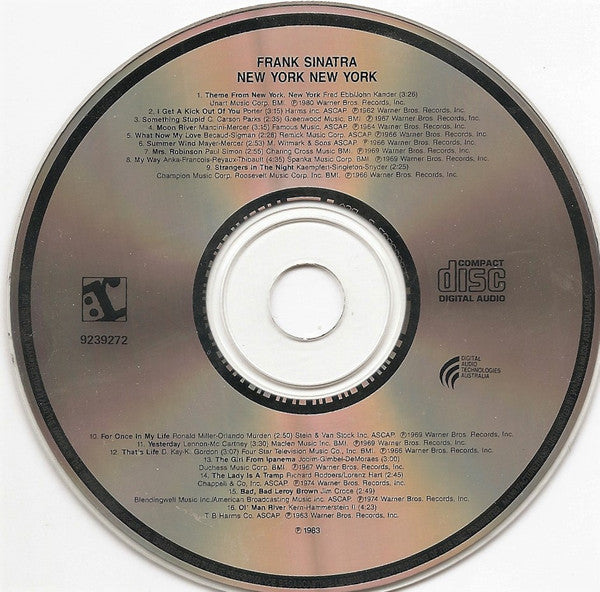 Frank Sinatra : New York New York: His Greatest Hits (CD, Comp)