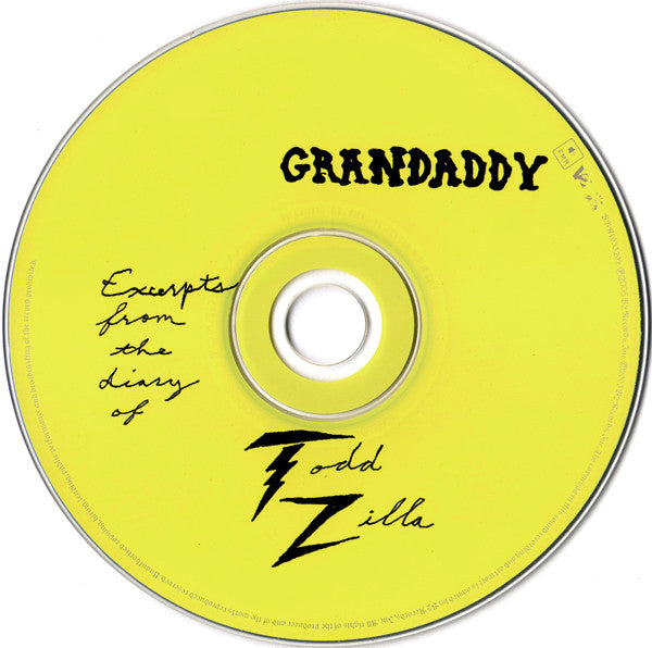 Grandaddy : Excerpts From The Diary Of Todd Zilla (CD, EP)