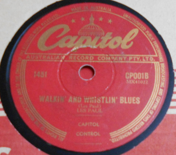 Les Paul & Mary Ford / Les Paul : How High The Moon / Walkin' And Whistlin' Blues (Shellac, 10")