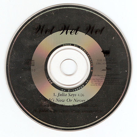Wet Wet Wet : Julia Says (CD, Single)
