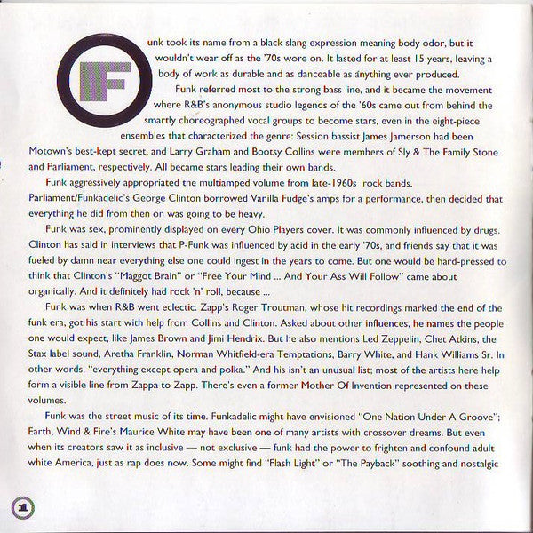 Various : In Yo' Face! The History Of Funk, Vol. 1 (CD, Comp)