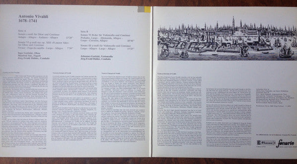 Ingo Goritzki - Manfred Sax - Jörg Ewald Dähler - Johannes Goritzki : Musiche Veneziane Vivaldi Musica Da Camera (LP, Album, Gat)