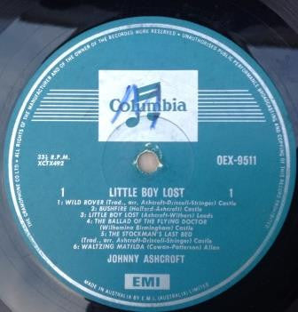 Johnny Ashcroft : Little Boy Lost (LP)