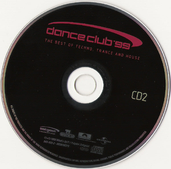 Various : Dance Club '99 - The Best Of Techno, Trance And House (2xCD, Comp, Mixed)