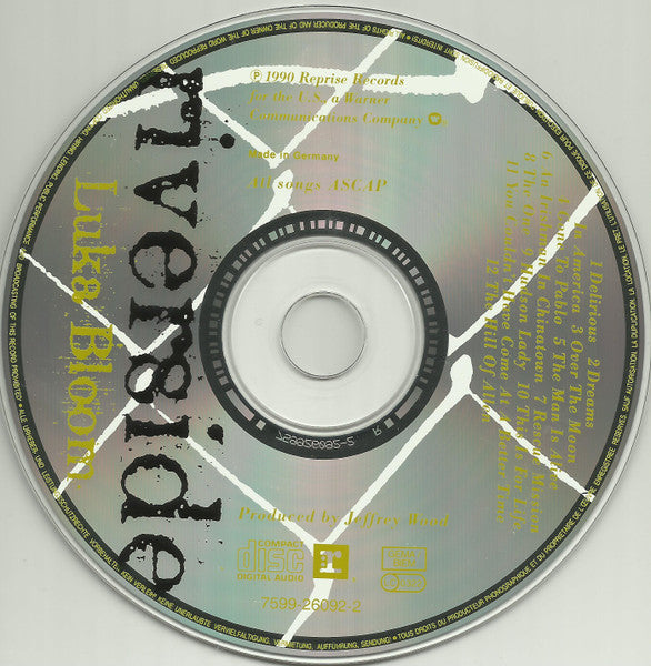 Luka Bloom : Riverside (CD, Album, RP)