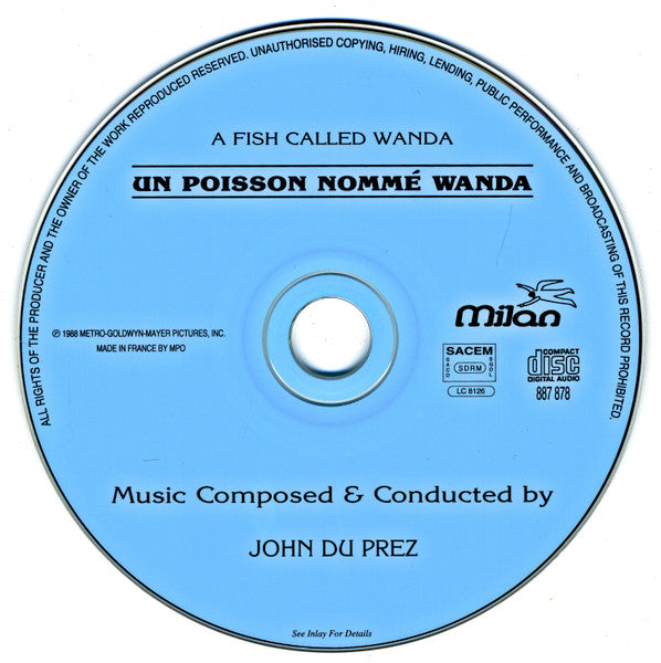 John Du Prez : A Fish Called Wanda = Un Poisson Nommé Wanda (CD, Album)