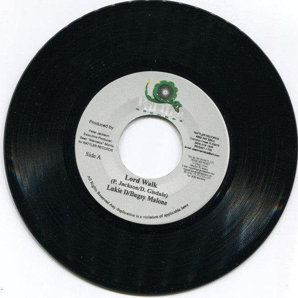 Lukie D, Bugsy Malone : Lord Walk (7")