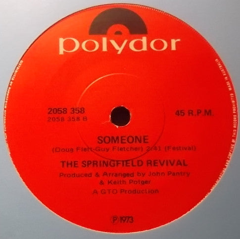 Springfield Revival : Come Follow, Follow Me (7", Single)
