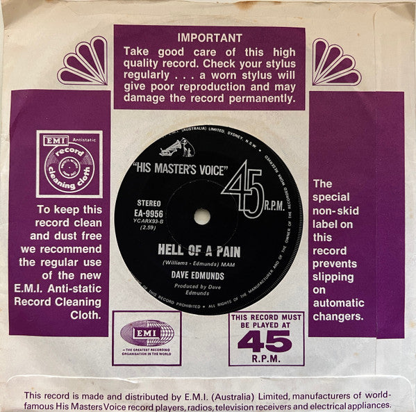 Dave Edmunds : The Promised Land (7", Single)
