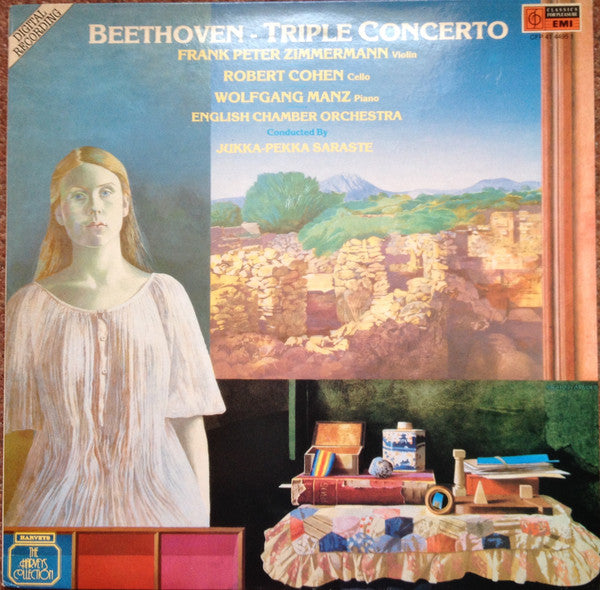 Ludwig van Beethoven, Frank Peter Zimmermann, Robert Cohen, Wolfgang Manz, English Chamber Orchestra, Jukka-Pekka Saraste : Triple Concerto In C Major, Op. 56 (LP, Album, Dig)