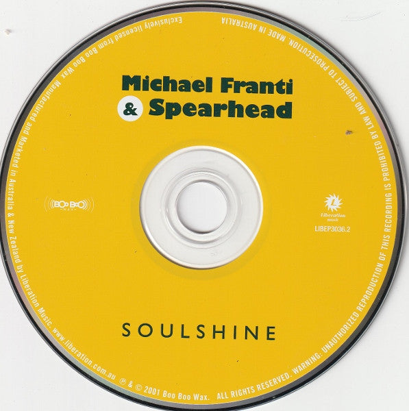 Michael Franti & Spearhead* : Soulshine (CD, EP, Num)