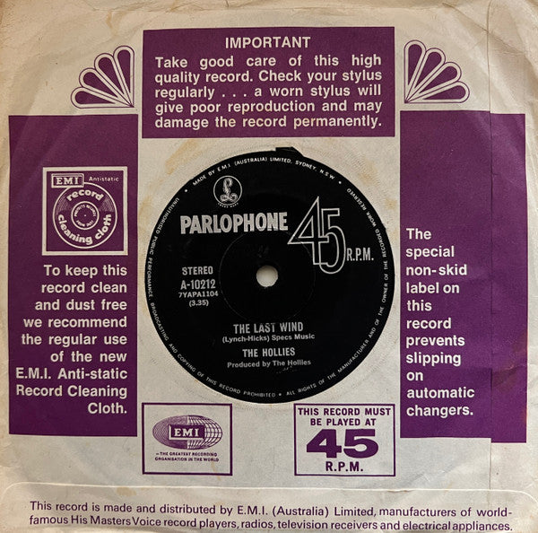 The Hollies : Slow Down Go Down (7", Single)