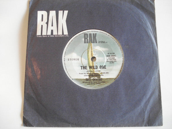 Suzi Quatro : The Wild One (7", Single)