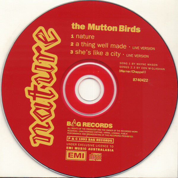 The Mutton Birds : Nature (CD, Single)