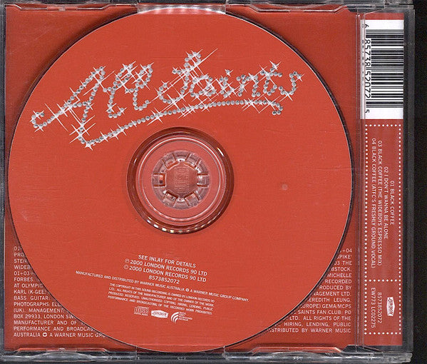 All Saints : Black Coffee (CD, Single)