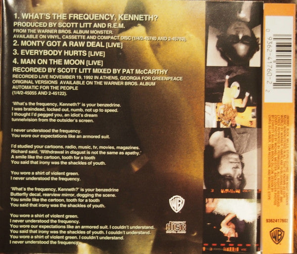 R.E.M. : What's The Frequency, Kenneth? (CD, Single)