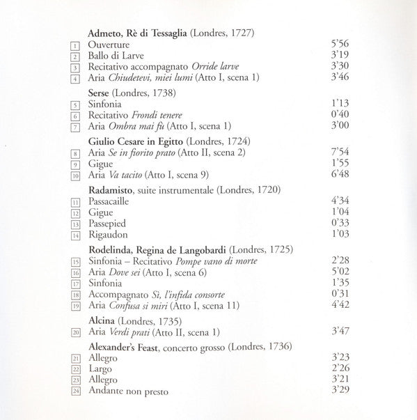Georg Friedrich Händel - Andreas Scholl, Akademie Für Alte Musik Berlin : Ombra Mai Fù (CD, Album, RP)