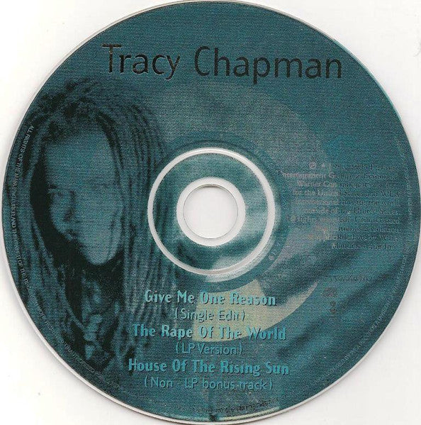 Tracy Chapman : Give Me One Reason (CD, Single, Car)