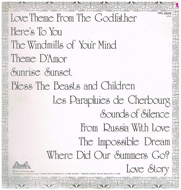 Leon Pops Orchestra : Movie Themes-4 Channel Stereo (LP, Album, Quad)