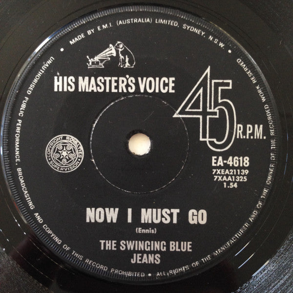 The Swinging Blue Jeans : Hippy Hippy Shake (7", Single)